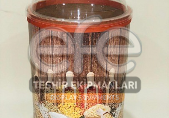 Ahşap Bakliyat Kovası