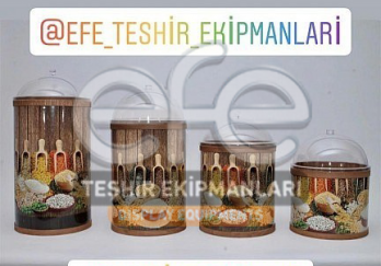 Ahşap Bakliyat Kovası