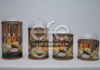 Ahşap Bakliyat Kovası