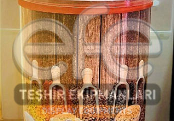 Ahşap Bakliyat Kovası