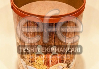 Ahşap Bakliyat Kovası