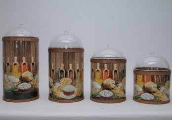 Ahşap Bakliyat Kovası