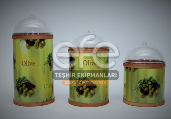 Ahşap Zeytin Kovası
