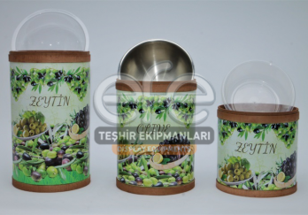 Ahşap Zeytin Kovası