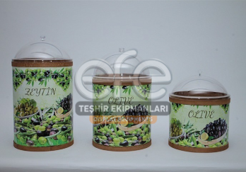 Ahşap Zeytin Kovası