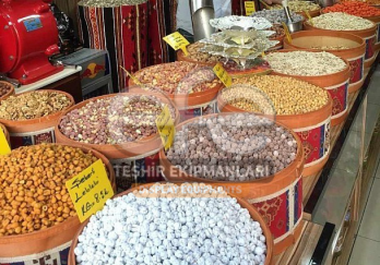 Kilim Desen Ahşap Kova