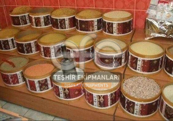 Kilim Desen Ahşap Kova
