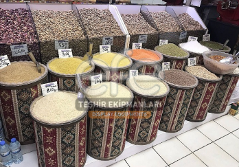 Kilim Desen Ahşap Kova