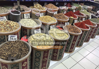 Kilim Desen Ahşap Kova