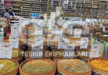 Kilim Desen Ahşap Kova