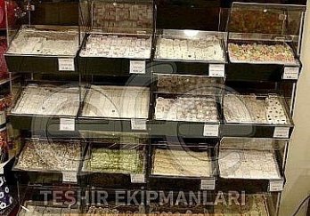 3 Katlı Tekli Lokum Standı