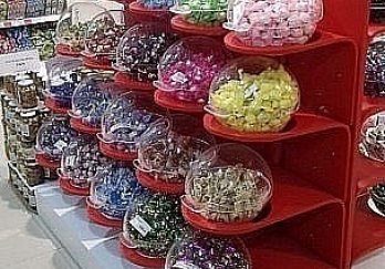 Çift Yönlü Küre Kutulu Şekerleme Standı