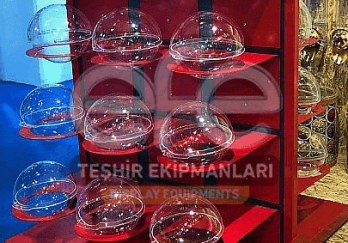 Çift Yönlü Küre Kutulu Şekerleme Standı
