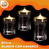 Ø17 Silindir Cam Kavanoz